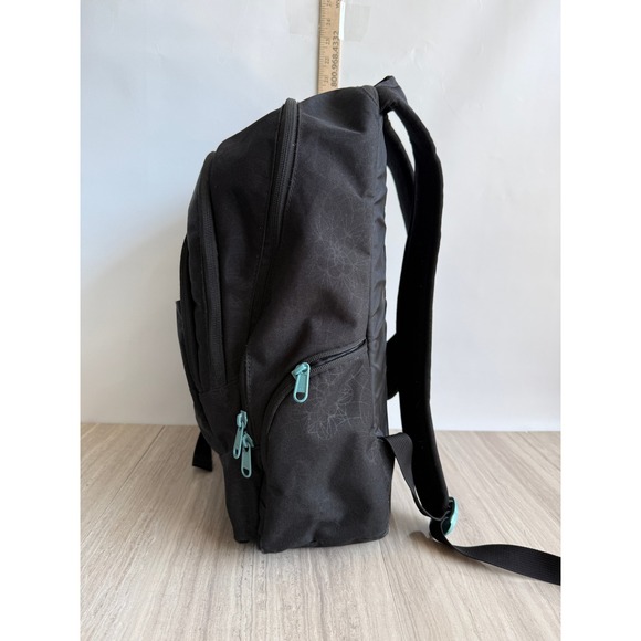 Dakine 25L Laptop Backpack Black Teal School Travel Skate Surf Bag Y2K Retro main image 4